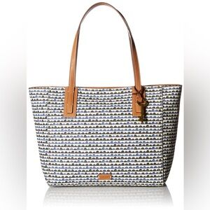 Fossil Emma Coated Canvas Tote